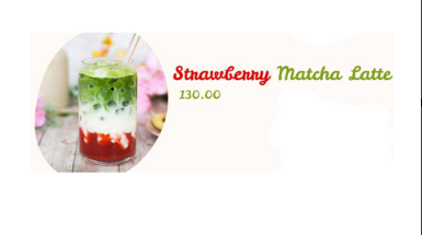 Strawberry Matcha Latte